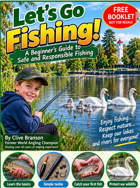 Let's Go Fishing free beginner's booklet cover